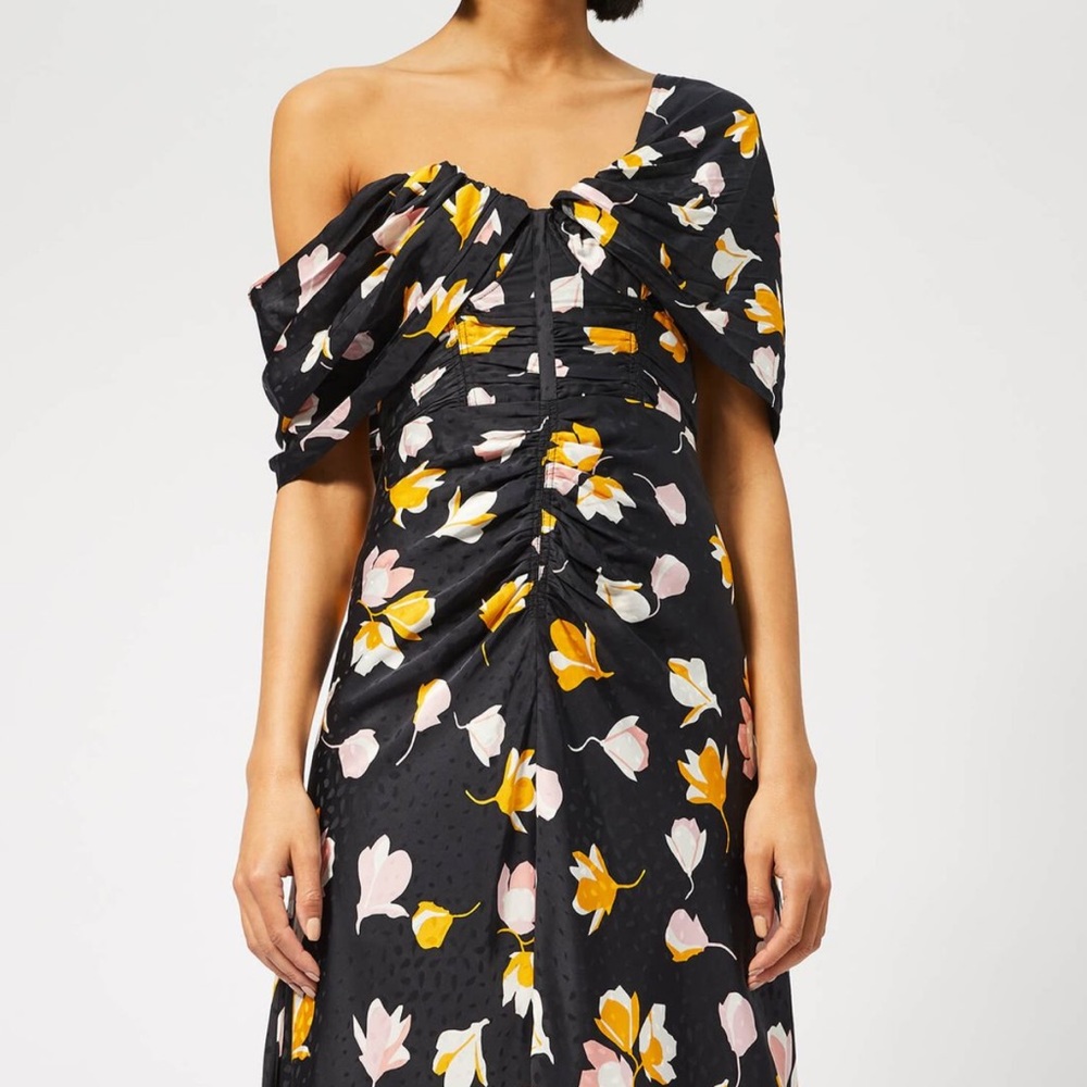 Self-Portrait Black Floral Maxi Dress - Picture 5 of 13